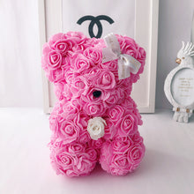 Load image into Gallery viewer, Teddyrose Small pink 25 cm made from Eternity Roses - The Prestige Roses Spain