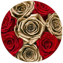 Load image into Gallery viewer, White Mini Box with red Eternity Roses | The Prestige Roses Spain