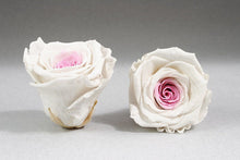 Load image into Gallery viewer, Black Mini Box with white Eternity Roses - The Prestige Roses Spain