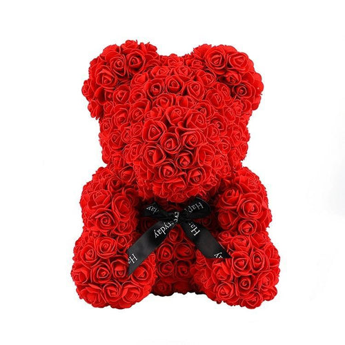 Teddyrose Red 40 cm made from Eternity Roses | The Prestige Roses Spain