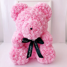 Load image into Gallery viewer, Teddyrose pink 40 cm made from Eternity Roses - The Prestige Roses Spain