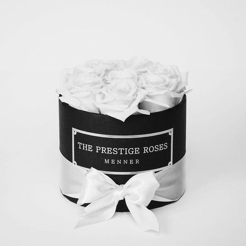 Black Mini Box Clients Choice Eternity Roses | The Prestige Roses Spain